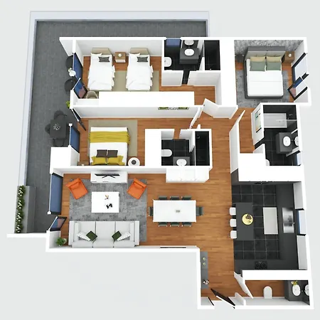 Panoramic Bay And Sea Views - Luxury 3-bed Flat