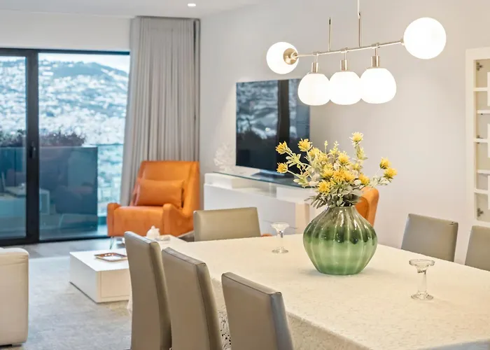 Panoramic Bay And Sea Views - Luxury 3-bed Flat 公寓 丰沙尔