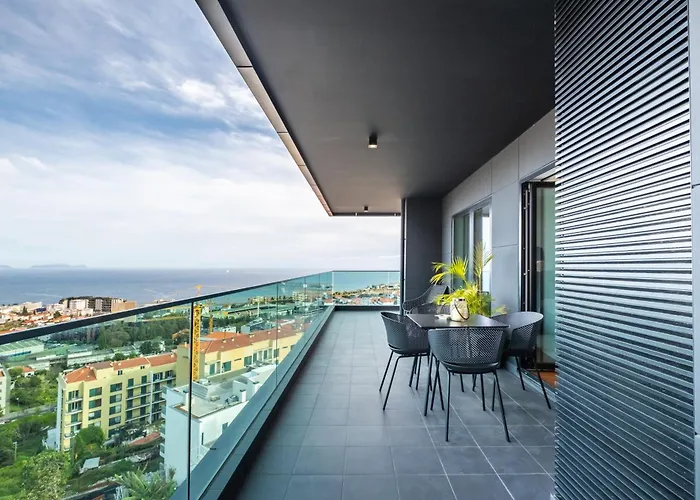 Panoramic Bay And Sea Views - Luxury 3-bed Flat 公寓 丰沙尔